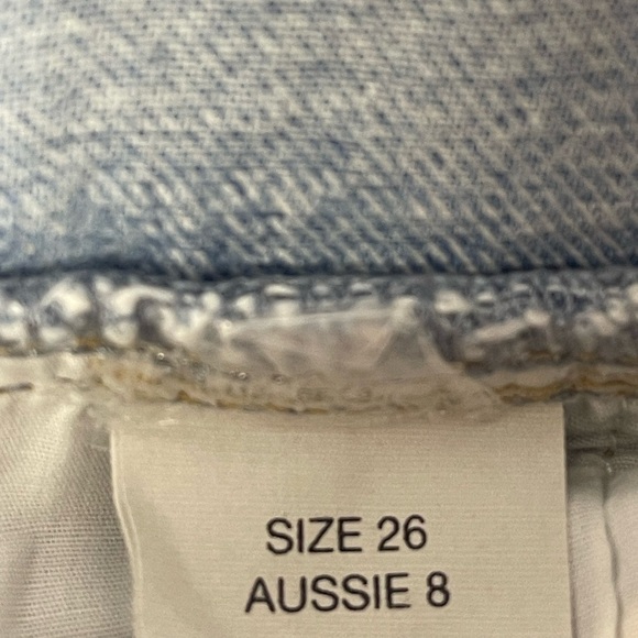 Rollas Old Mate Light Wash Denim Flare Overalls – Size 26 - Picture 7 of 16